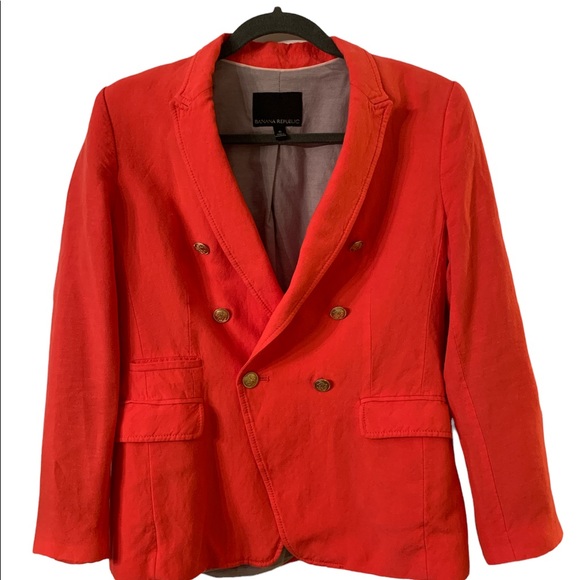 Banana Republic Jackets & Blazers - Banana Republic Women’s Coral blazer size 6